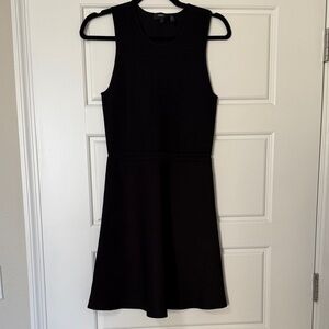 Theory Classic Black Sleeveless Mini Dress